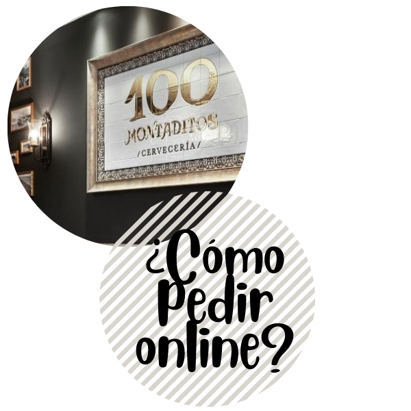 pedir online 100 montaditos